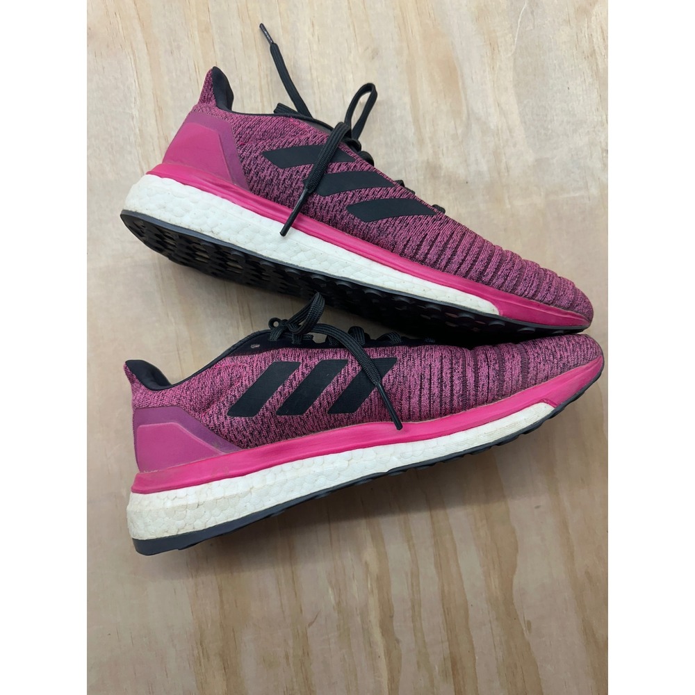 Adidas Solar Drive Womens Running Shoes Pink Black Boost AQ0339 Size 7.5‎